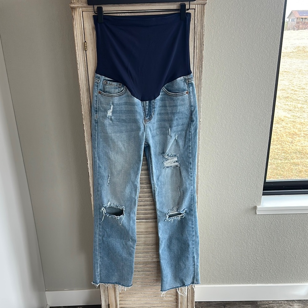 Women's Blue High-Waisted Jeans